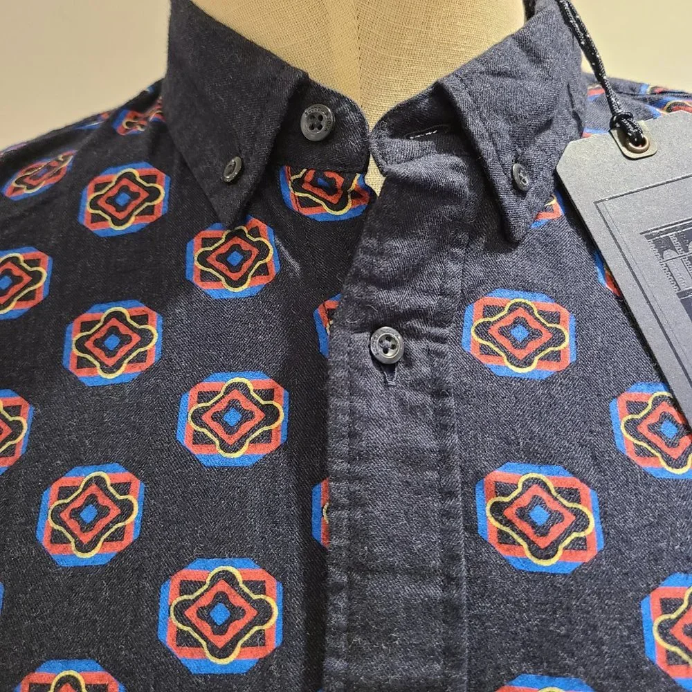 Scotch & Soda Men's Printed Regular Fit Casual Shirt Size: M - Picture 5 of 16